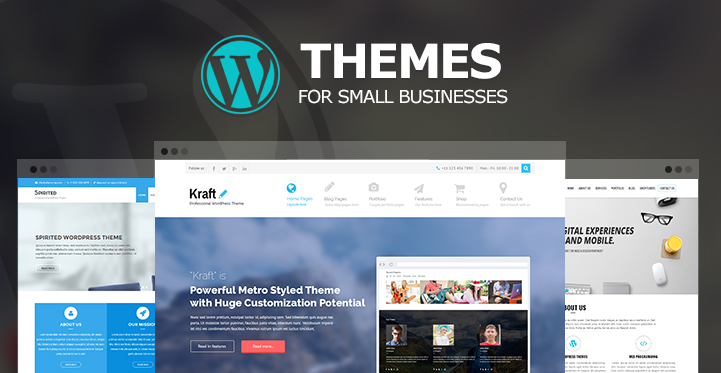 Thèmes WordPress gratuits pour petites entreprises