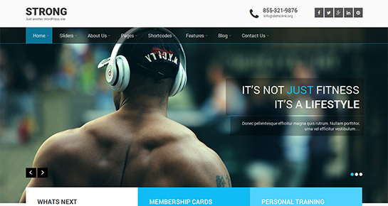 tema de WordPress crossfit