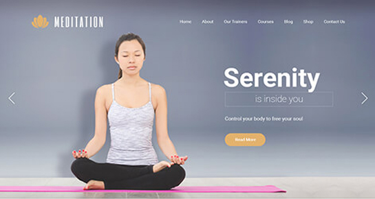 Meditasyon WordPress teması