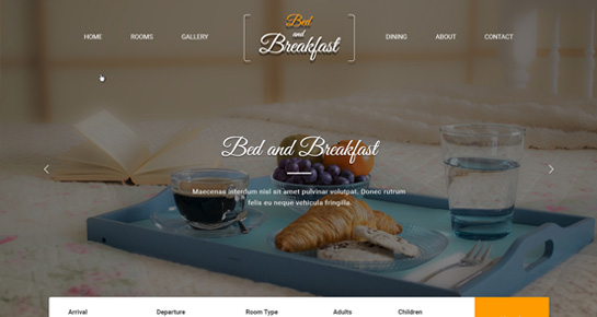 Bed & Breakfast-WordPress-Theme