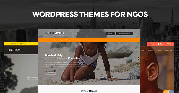 13 melhores temas WordPress de caridade para ONGs para sites impactantes