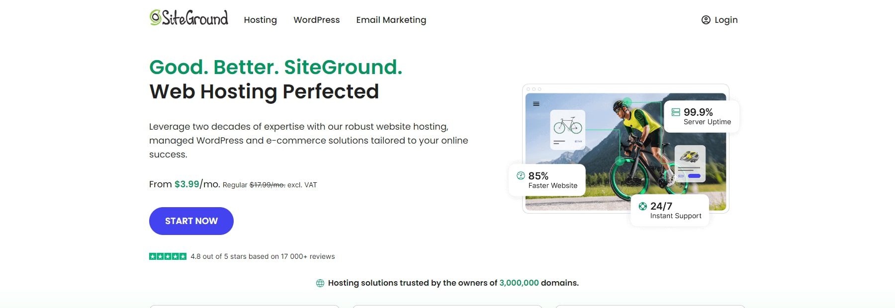 Siteground 网站托管提供商