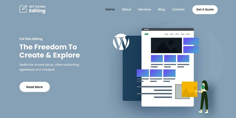 Thème WordPress d'édition de site complet FSE Pro