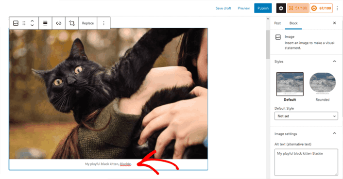 Comment ajouter des légendes d'images dans WordPress