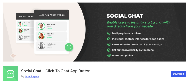 Social-Chat-WhatsApp-Plugin