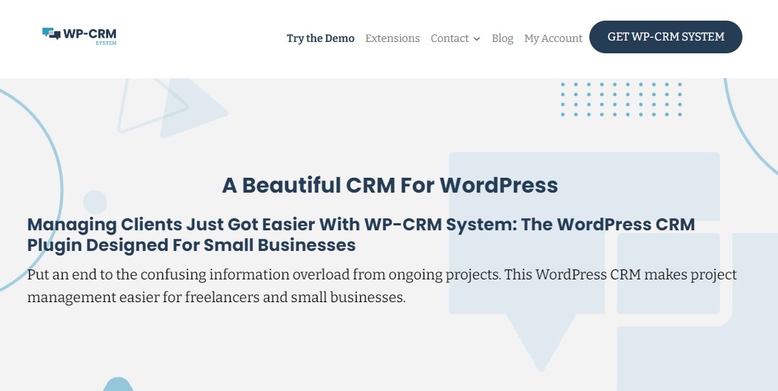 WordPress CRM 插件 – WP-CRM 系统