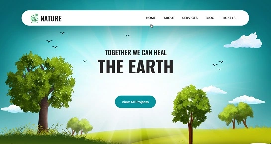 Tema de WordPress sobre naturaleza ecológica