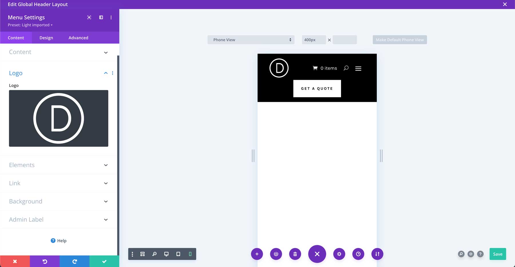 situs permulaan konstruksi untuk Divi