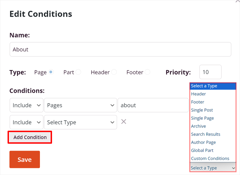 seedprod edit conditions