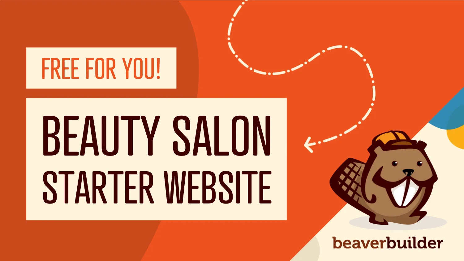 free salon website template for beaver builder