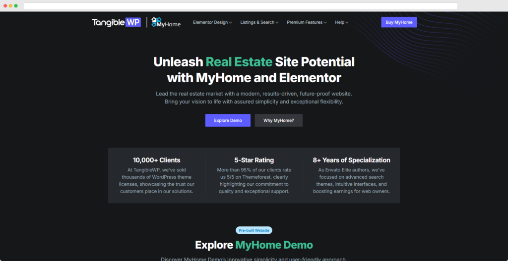 MyHome WordPress темы для недвижимости