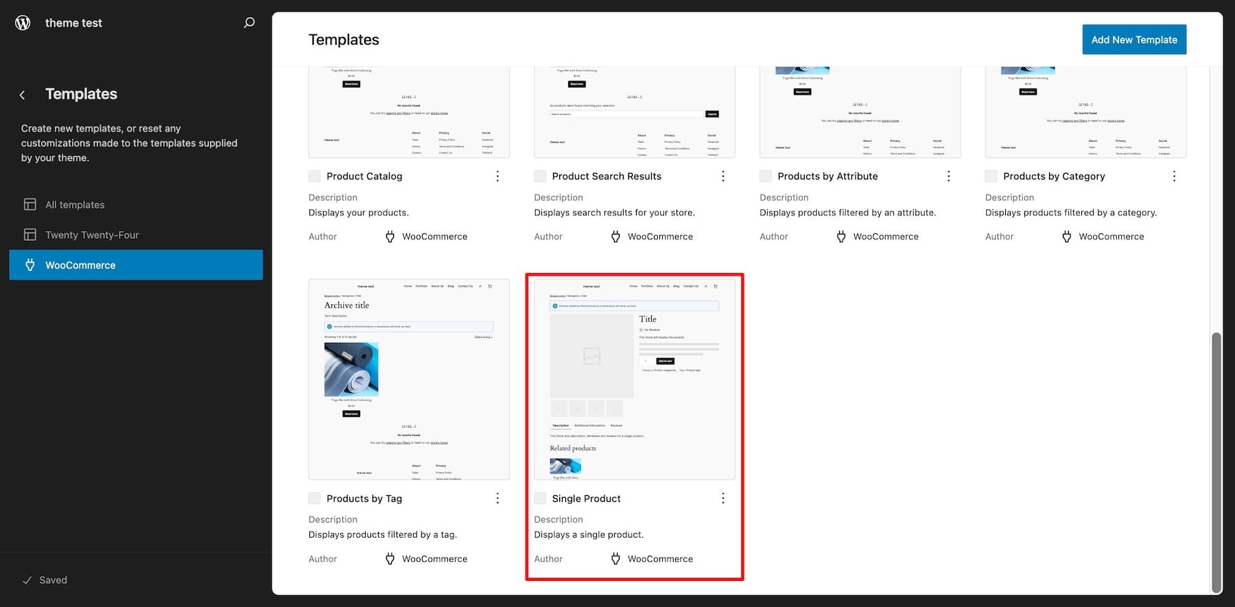 alege un singur produs woocommerce