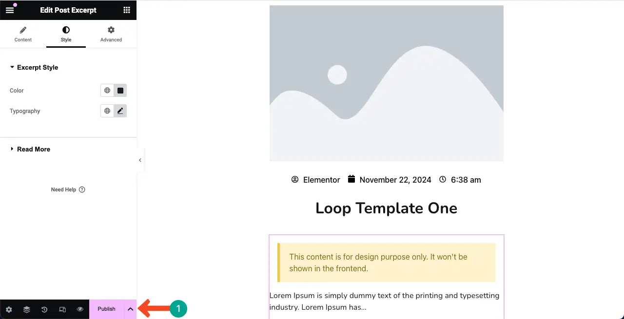 Publish the Loop Grid template