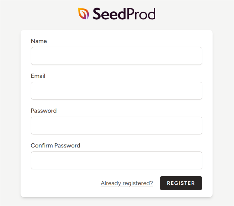 seedprod sign up ai dashboard