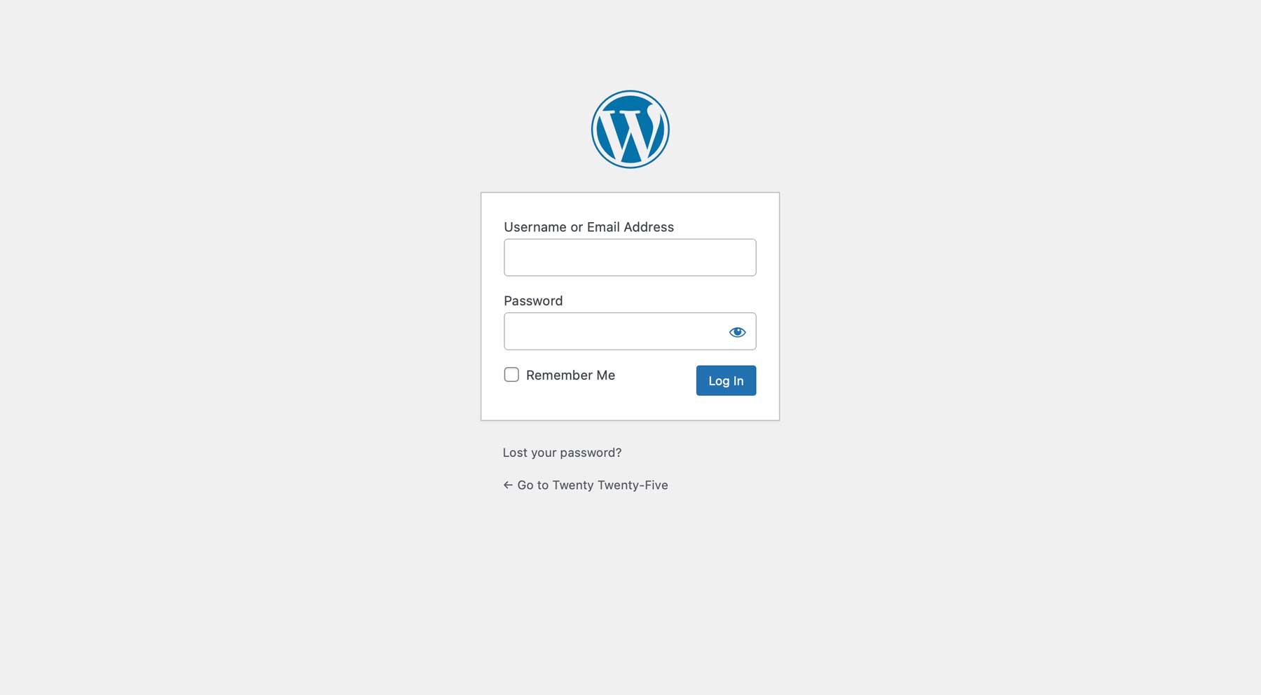 WordPress ログイン