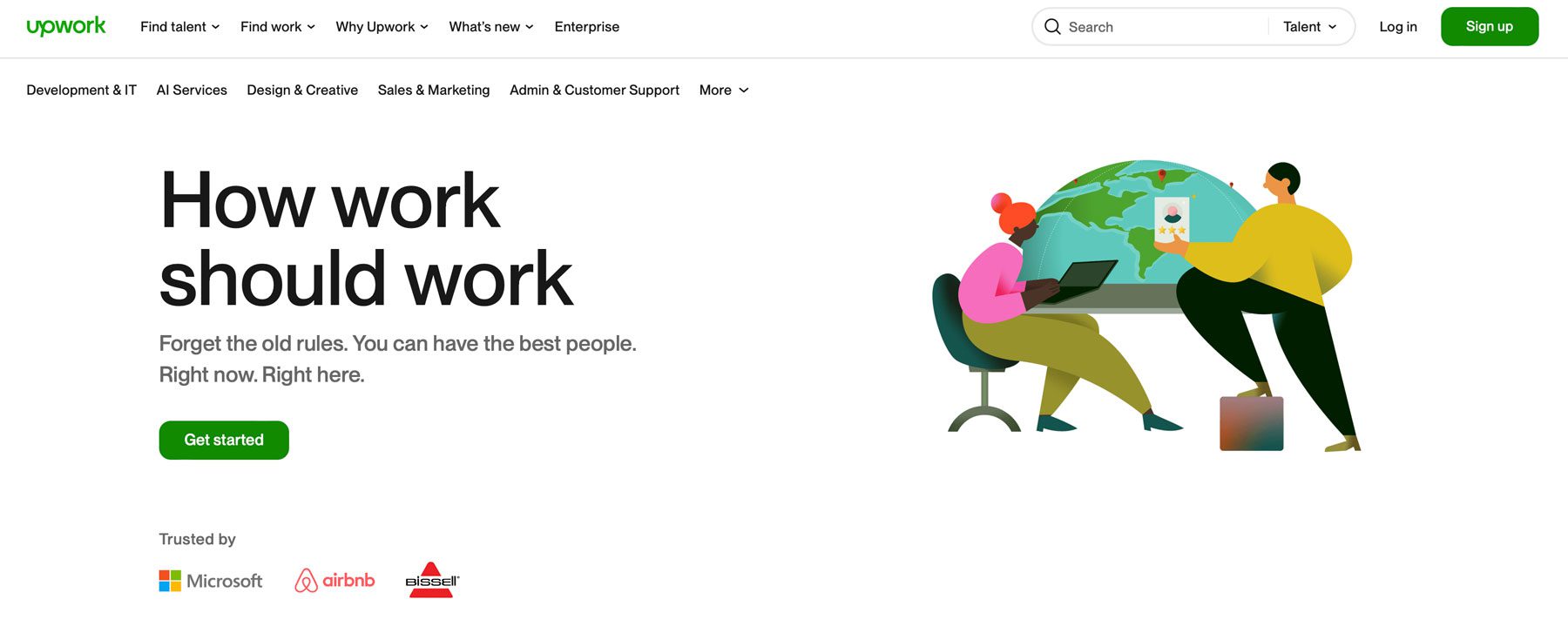 Upwork - Web デザイン クライアントを取得する