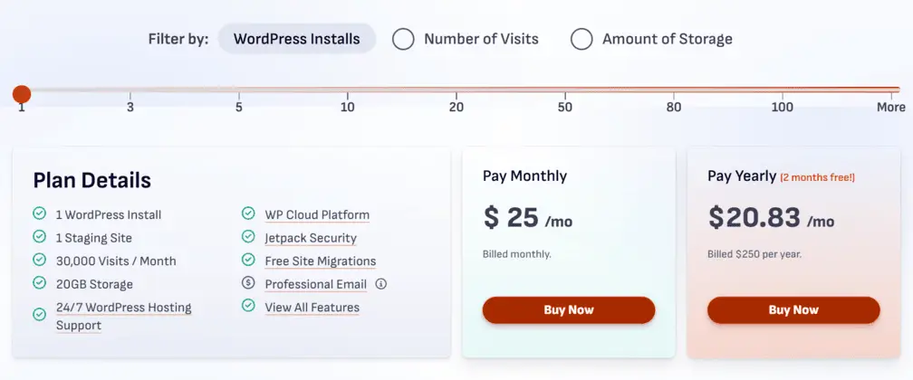 pressable hosting pricing 45