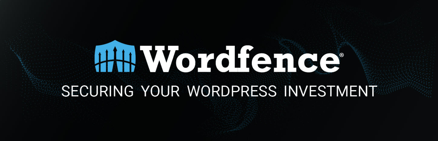 Captura de tela do Wordfence com o texto “protegendo seu investimento em WordPress”