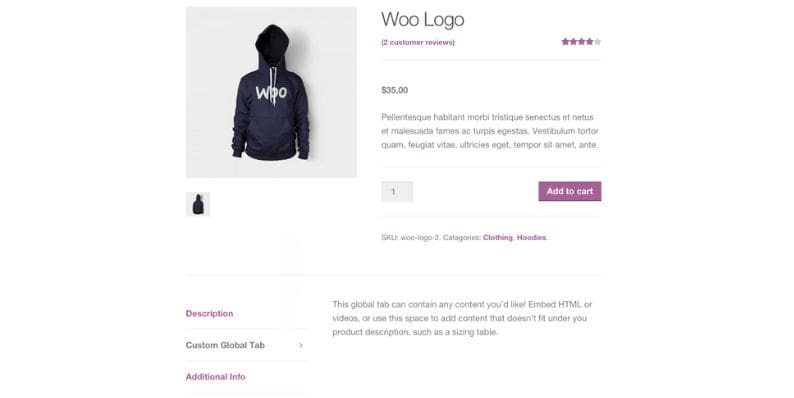 Was sind Produktregisterkarten in WooCommerce?