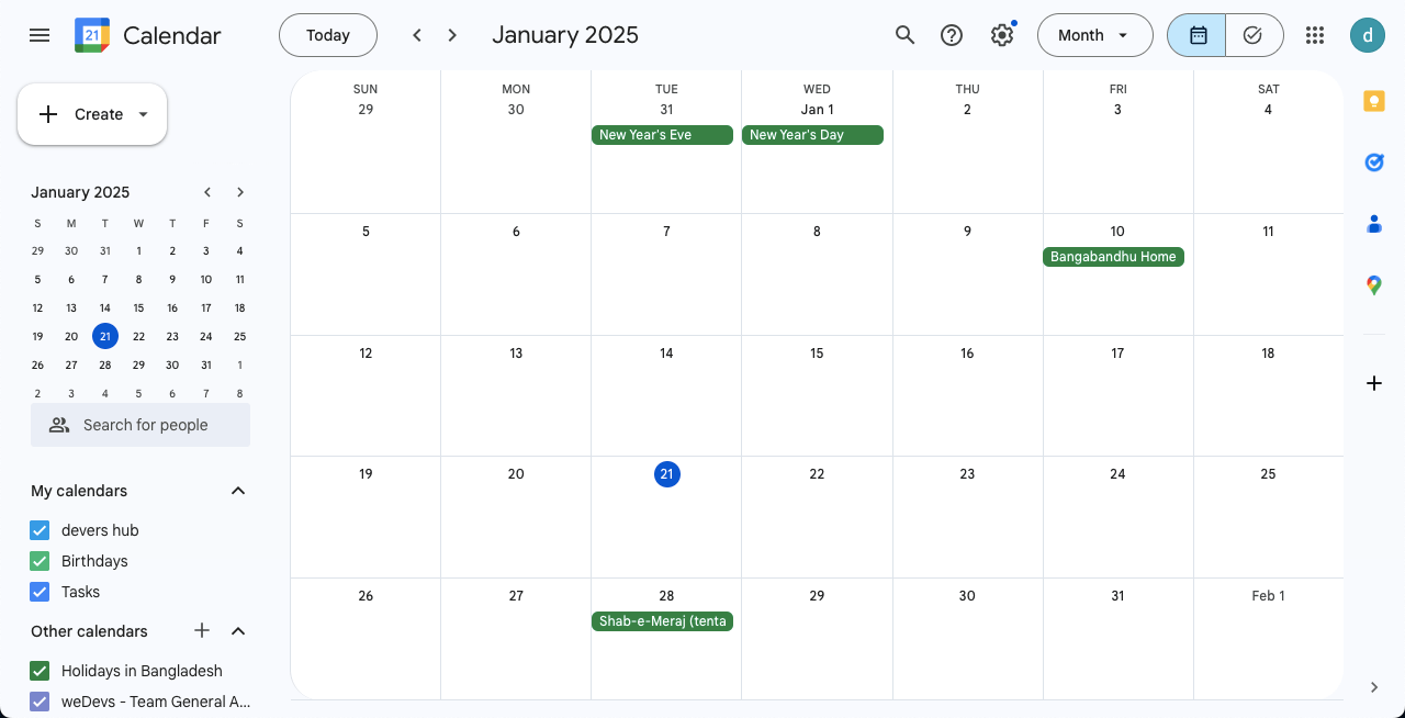 Google Calendar pentru productivitate