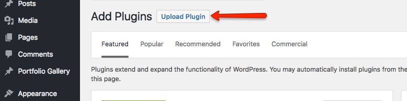 upload plugin