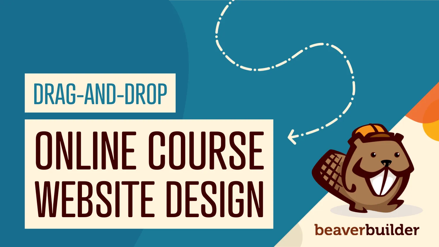 DRAG-AND-DROP ONLINE COURSE WEBSITE DESIGN