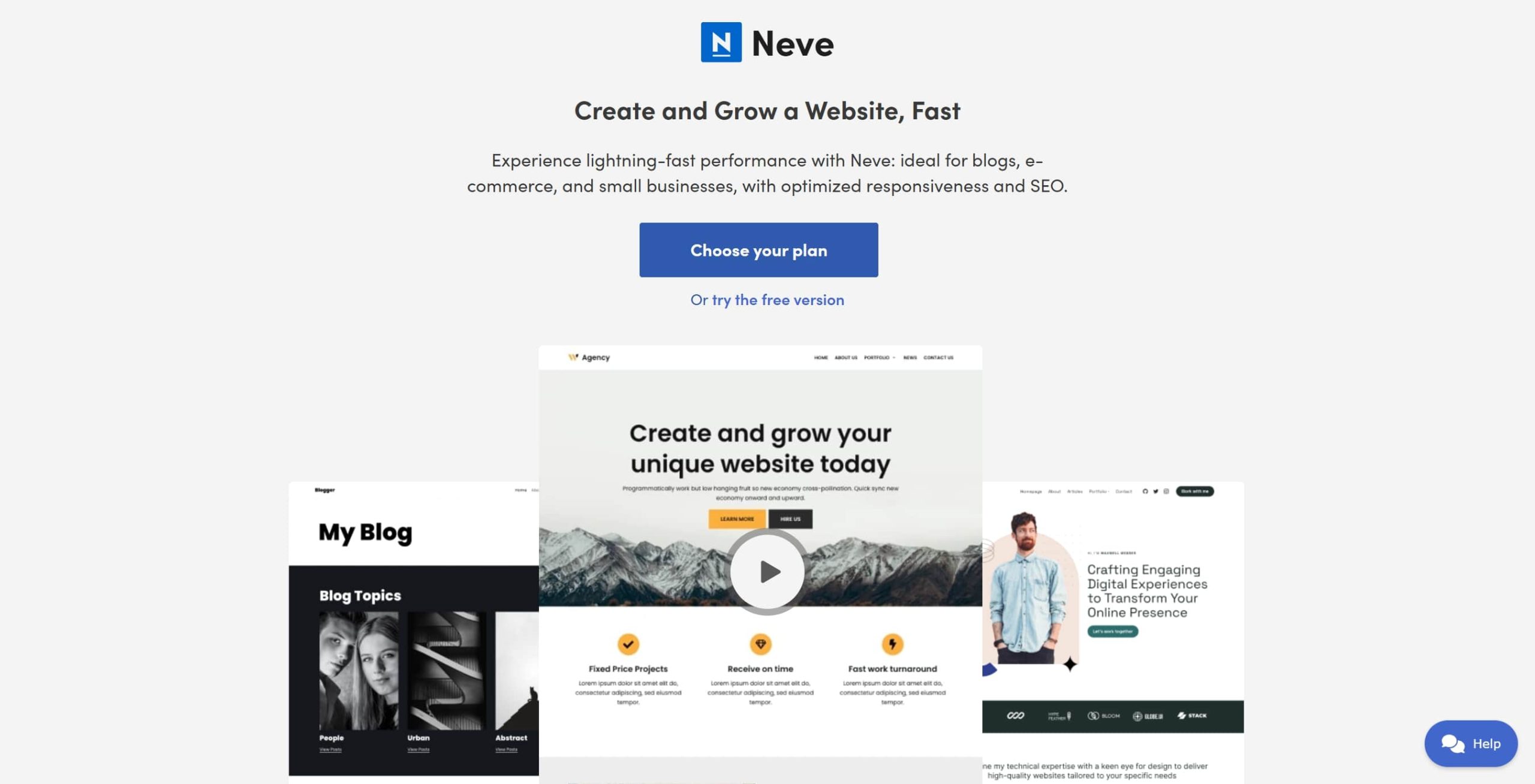 Neve WordPress 테마