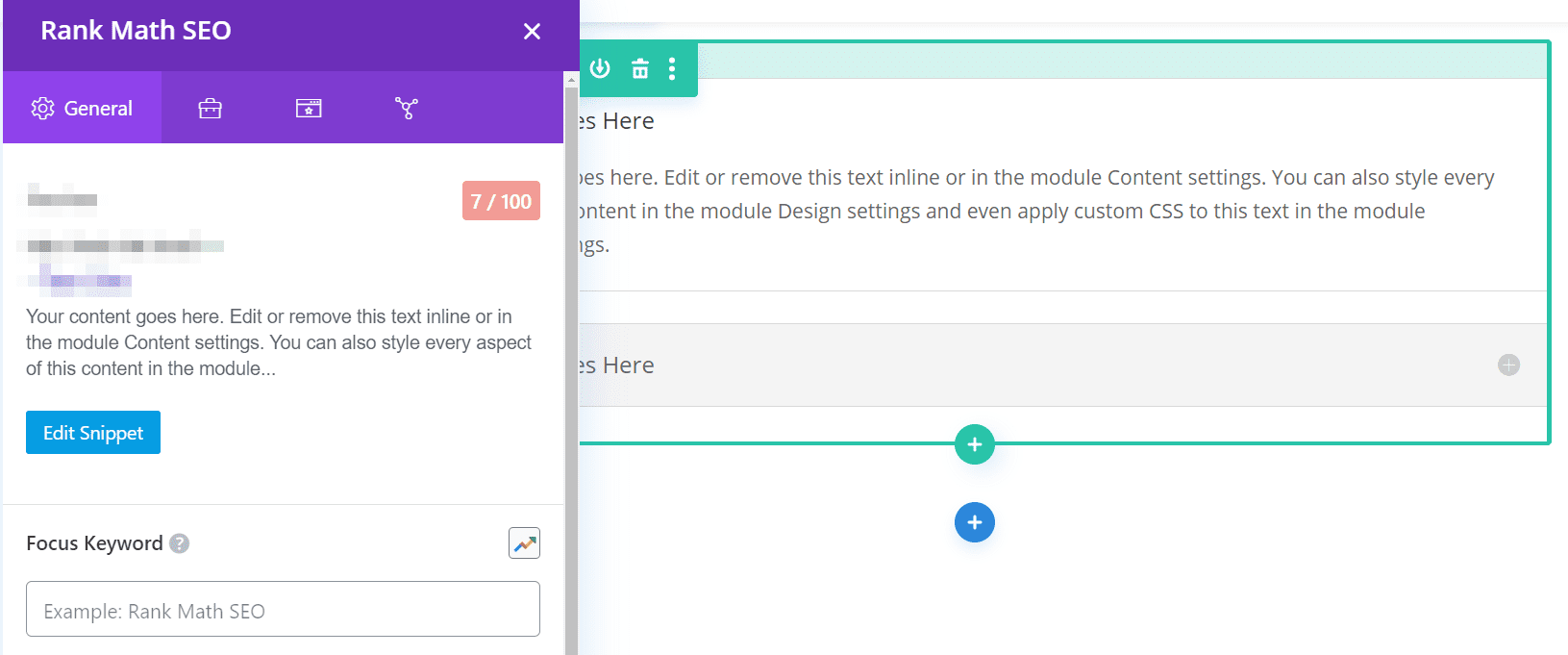 Usando il rango matematico insieme a Divi