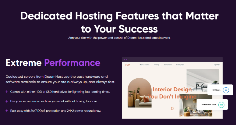 dreamhost dedicated hosting