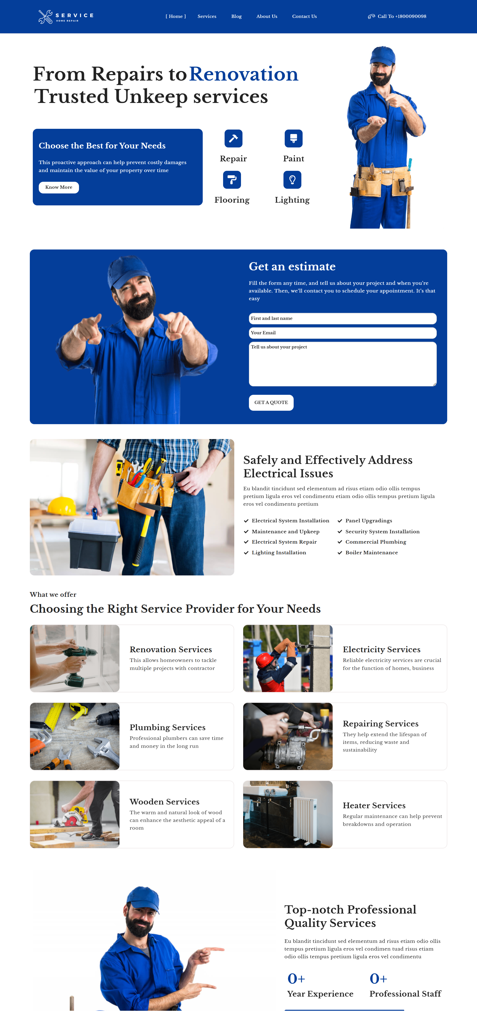 Maintenance Services –