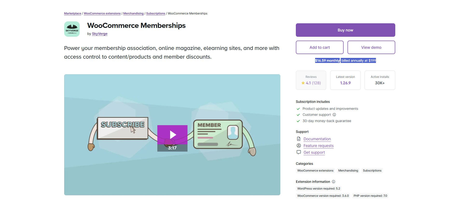 Membresías de WooCommerce