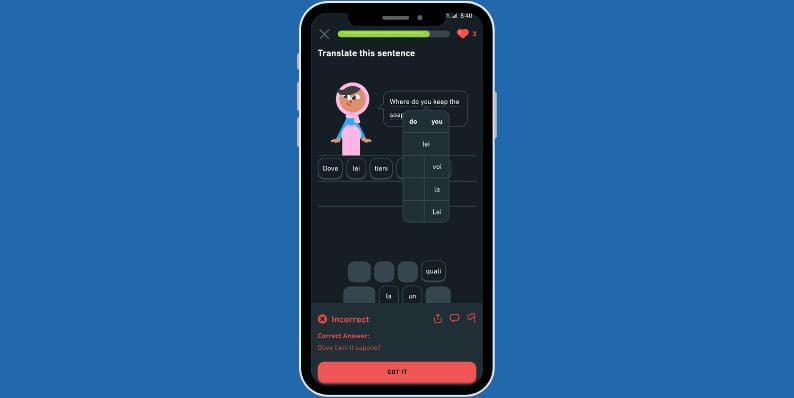 Perché il duolingo non capisce la tua pronuncia