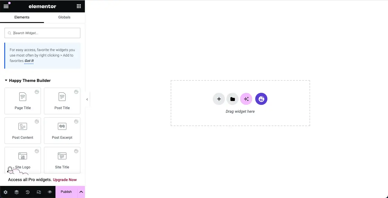 Elementor 1を使用してWordPressで機能ボックスを作成する方法 Open a post or page with Elementor
