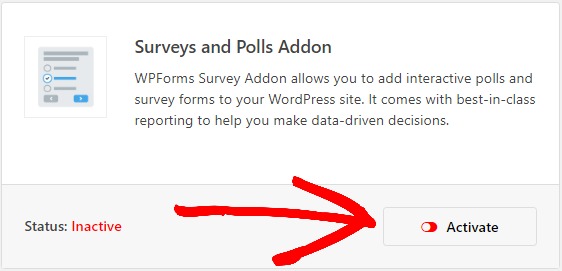 WPForms Surveys & Polls Addon pentru cum să creați formular de sondaj nps în WordPress