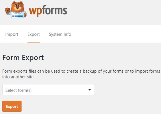 export-a-form