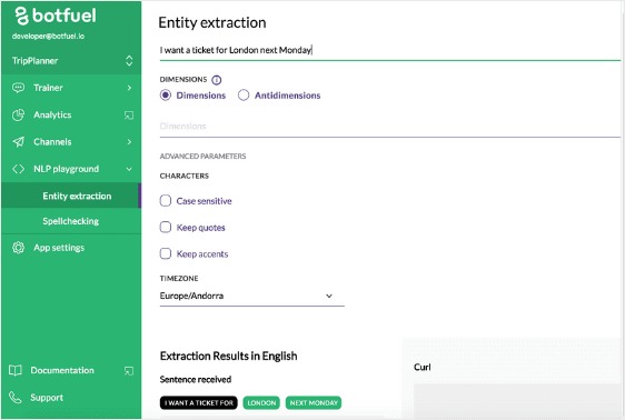 Botfuel-Dashboard