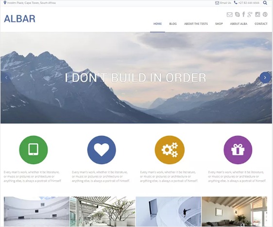 Albar by Kaira wordpress themes descărcare gratuită profesională