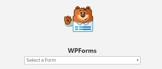 Selectați formularul Airtable personalizat din caseta derulantă WPForms