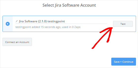 Testați contul Jira Software