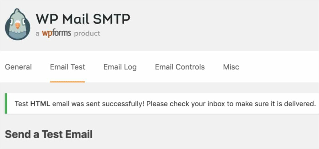 알림 표시-WP-Mail-SMTP-test-email-sent-successfully-smtp