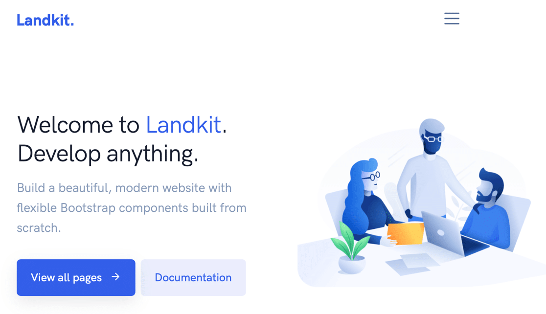 Landkit-Homepage