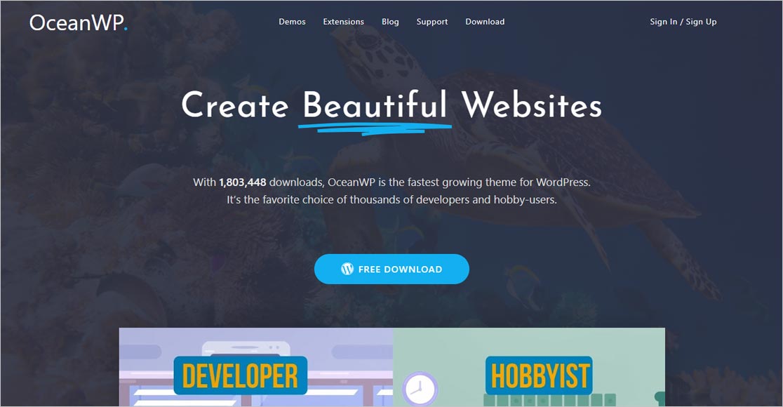 OceanWP Fastest WordPress Theme