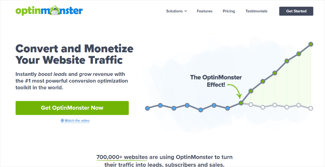 OptinMonster هو أفضل مكون إضافي للتسويق عبر البريد الإلكتروني