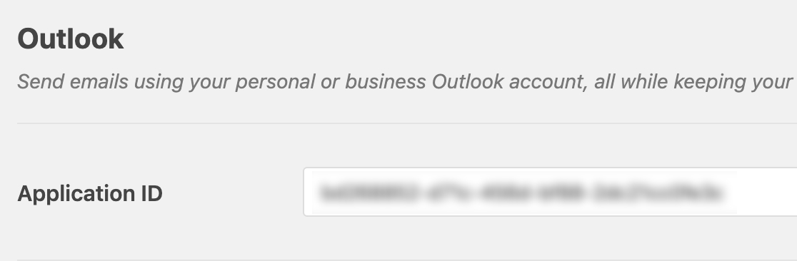 Rekatkan ID Aplikasi ke pengaturan SMTP WP Mail