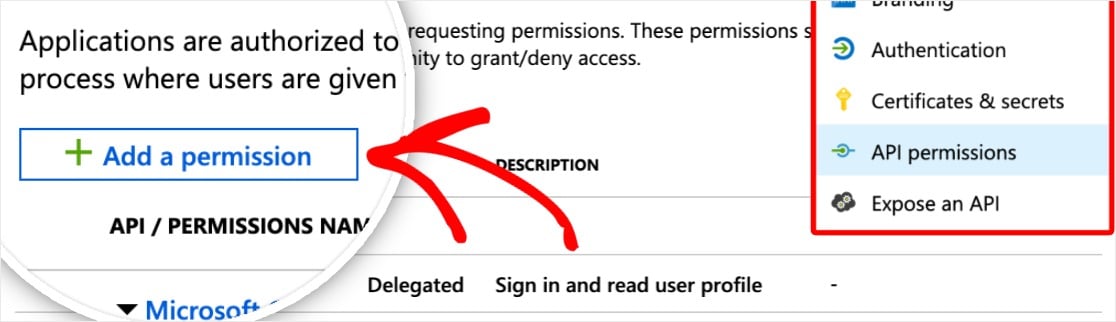 outlook smtp tambahkan izin