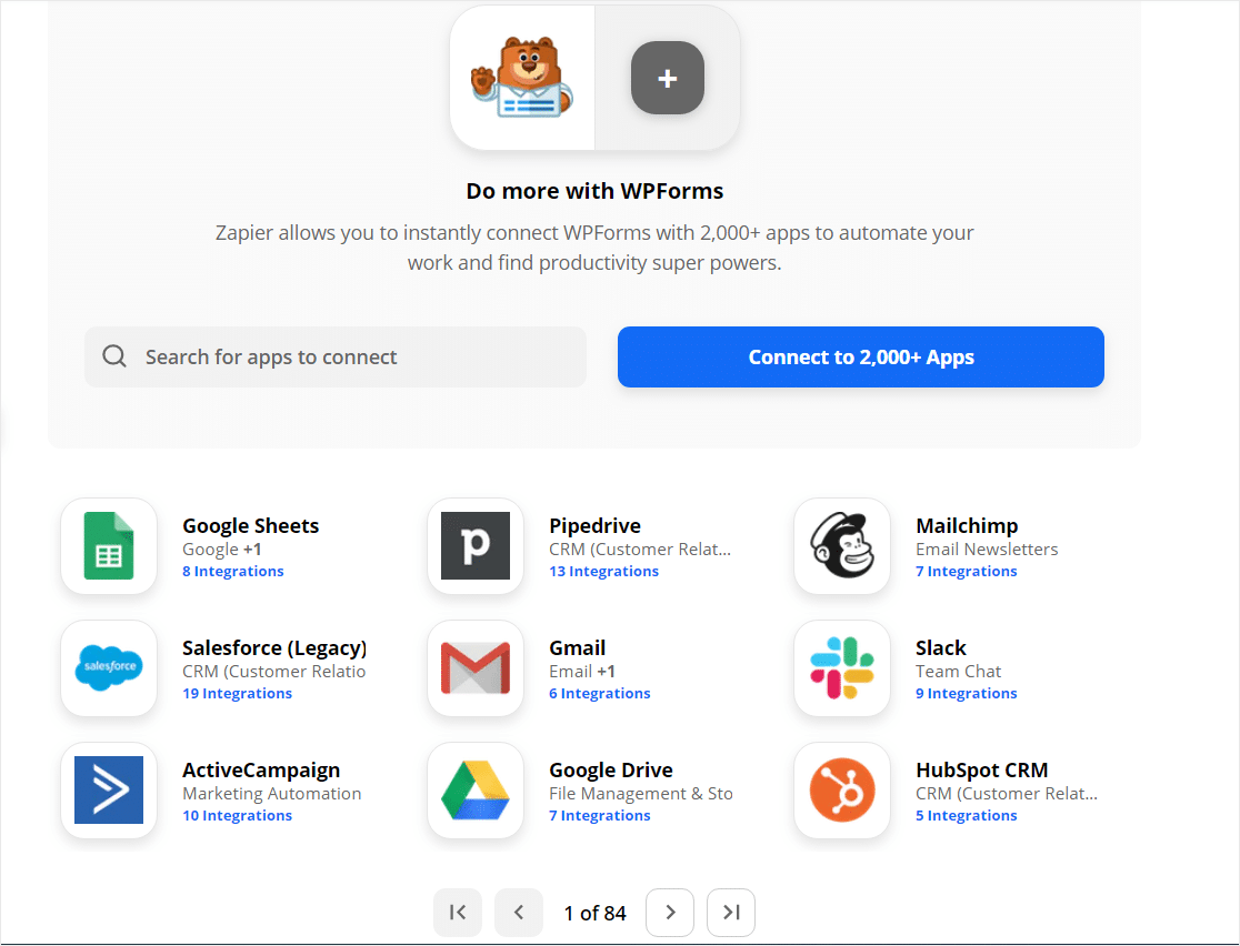 يساعدك تكامل zapier مع wpforms على أتمتة أفكار تسويق الأعمال الصغيرة