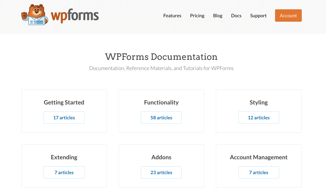 Ninja Forms против контактной формы 7 против документации WPForms