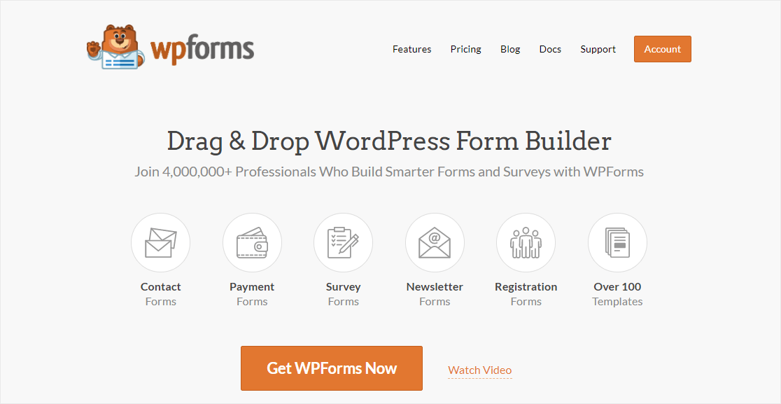 Лучшая альтернатива wpforms