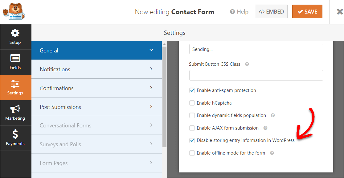 wpforms совместим с gdpr