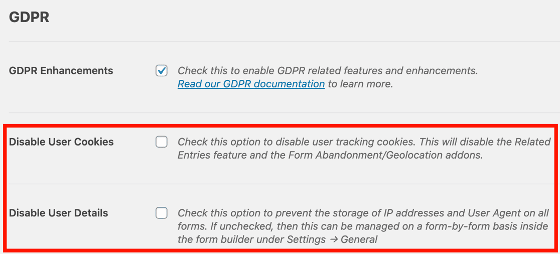 การตั้งค่าแบบฟอร์มข้อตกลง GDPR ใน WPForms